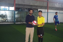 'इन्टर हस्पिटल फुटसल च्याम्पियनसिप' अन्तर्गत आज नकआउट र क्वाटर फाइनल चरणका खेल सम्पन्न (फोटो फिचर )