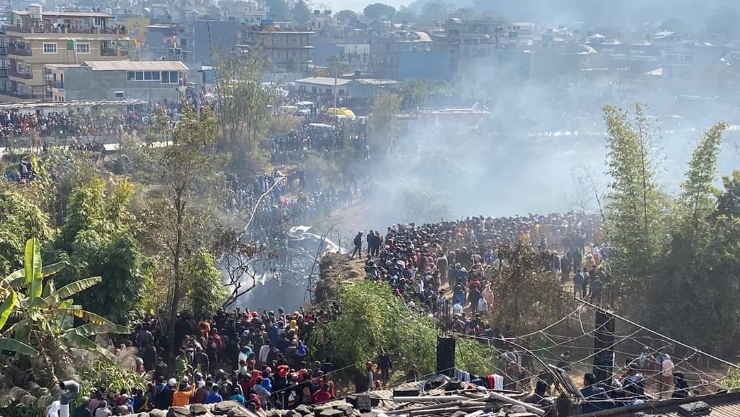 पोखरा विमान दुर्घटना : एक जनाको अवस्था अज्ञात, खोजीकार्य जारी