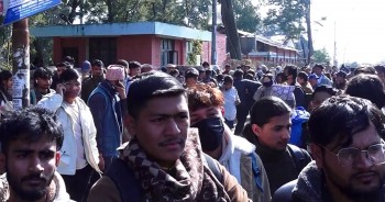 चार दिनदेखि एनओसीको सेवा अवरुद्ध, विद्यार्थीद्वारा नाराबाजी