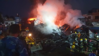 सशस्त्र प्रहरीको केन्द्रीय गोदामघरमा आगलागी