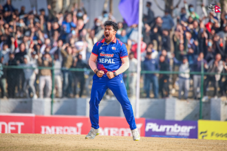 नेपालद्वारा नामिबिया तीन रनले पराजित, करण केसीको उत्कृष्ट बलिङ