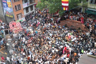 काभ्रेको बनेपामा बैशाख पुर्णिमाको दिन लाग्ने प्रसिद्ध एतिहासिक चण्डेश्वरी जात्रा आज सम्पन्न