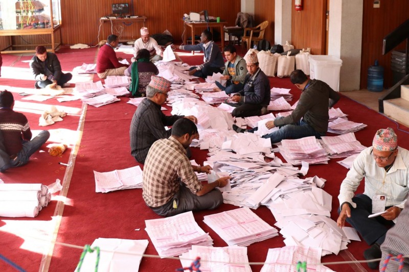 प्रतिनिधिसभाको प्रत्यक्षतर्फ १६५ मध्ये ११६ स्थानको अन्तिम मत परिणाम सार्वजनिक