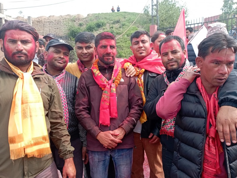 शंखरापुर १ को अध्यक्षमा नेकपा माओवादीका बाबुराम दंगाल निर्वाचित 