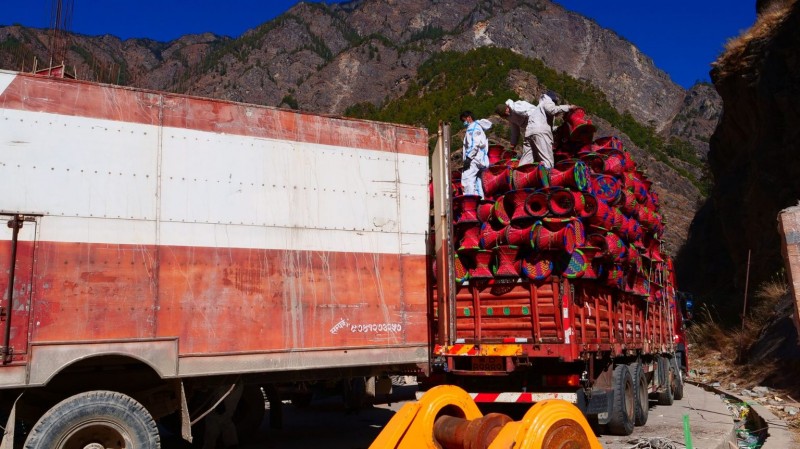 तीन वर्षपछि रसुवागढी नाकाबाट निर्यात सुरु