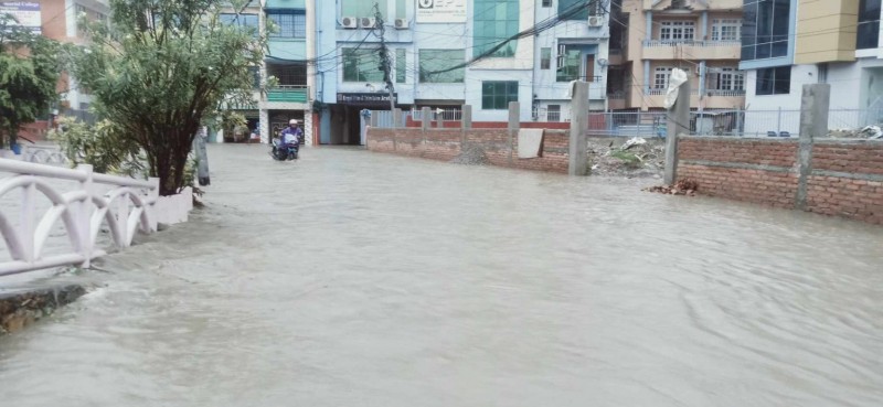 काठमाडौँमा भारी वर्षाः नदी किनार आसपास सतर्कता अपनाउन अनुरोध
