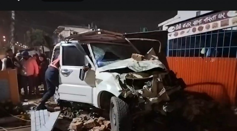 स्कार्पियोको ठक्करबाट दुई पैदल यात्रुको मृत्यु, एकको अवस्था गम्भीर