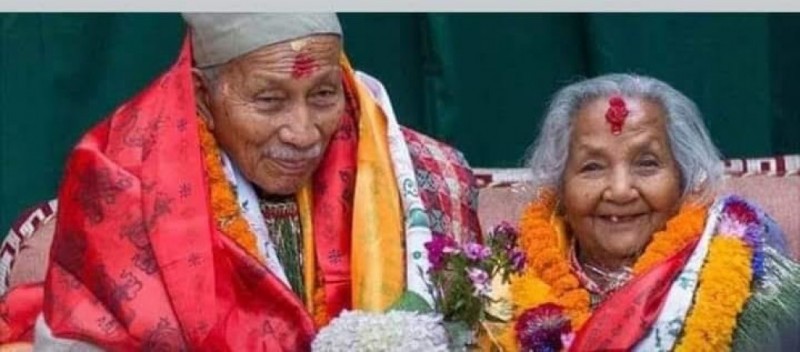 शताब्दी पुरुष सत्यमोहन जोशी पत्नी राधादेवीको निधन