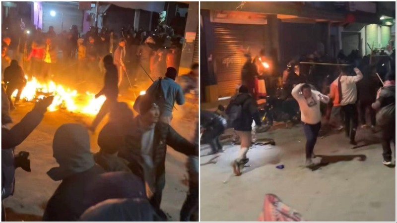 ताप्लेजुङको पाथीभरा क्षेत्रमा निर्माणाधीन केबलकारको विषयलाई लिएर आन्दोलनरत पक्ष र प्रहरीबीच झडप, ५ प्रहरीसहित ७ घाईते