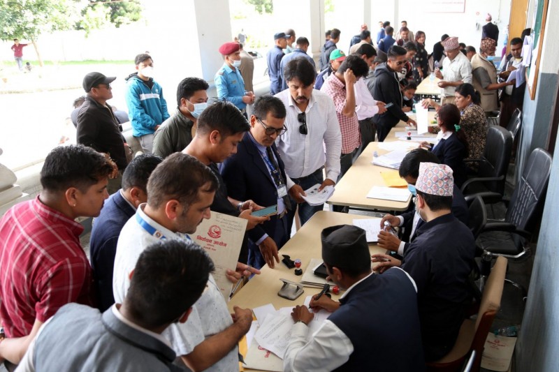 प्रत्यक्षतर्फ मनोनयनपत्र दर्ता सम्पन्न , आज १० बजेदेखि दिउँसो ३ बजेसम्म मनोनयन दर्ता भएका उम्मेदवारविरुद्ध उजुरी दिन सकिने