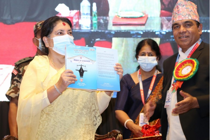 कानुनको परिपालना गराउन कानुनी शिक्षाको भूमिका अहम् : राष्ट्रपति भण्डारी