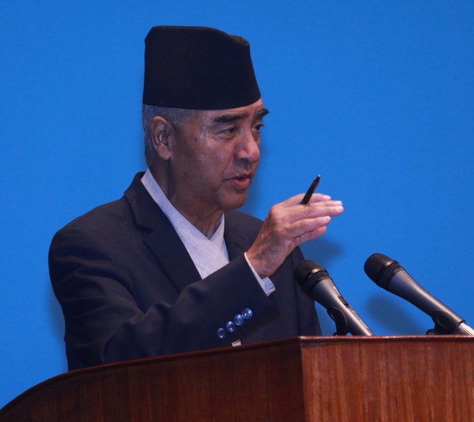 सार्वभौम जनता नै निर्णायक शक्ति भएकाले जनमतको कदर गर्नुको विकल्प छैन : प्रम देउवा