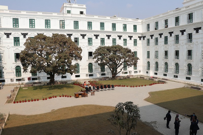 सिंहदरवारभित्रको फोहार व्यवस्थापन निरन्तर भईरहेको छः शहरी विकास मन्त्रालय