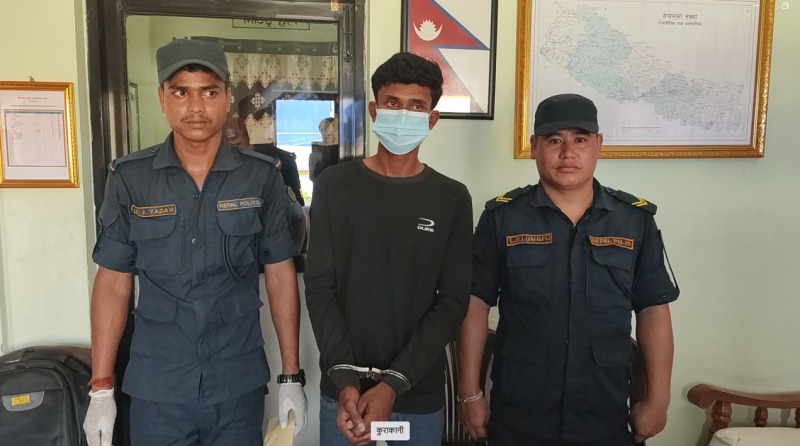 बासीभात खान दिएको झोँकमा सौतेनी आमालाई मारेर जलाउने युवक पक्राउ