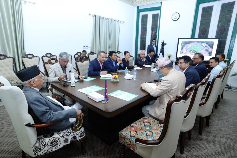 कीर्तिपुरस्थित क्रिकेट मैदानमा अन्तर्राष्ट्रियस्तरको प्यारापिट र फ्लडलाइट जडान कार्य तोकिएको समयमा सम्पन्न हुन नसकेको विषयमा प्रधानमन्त्रीको गम्भीर चासो
