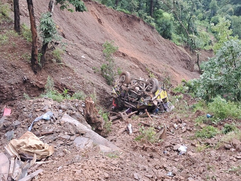 गुल्मीमा ट्रक दुर्घटनाः एक जनाको मृत्यु