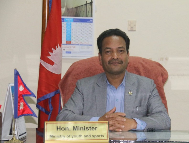 अव्यवस्थित संरचना हटाउँदा जबरजस्ती नगर्न खेलकुदमन्त्रीको ध्यानाकर्षण