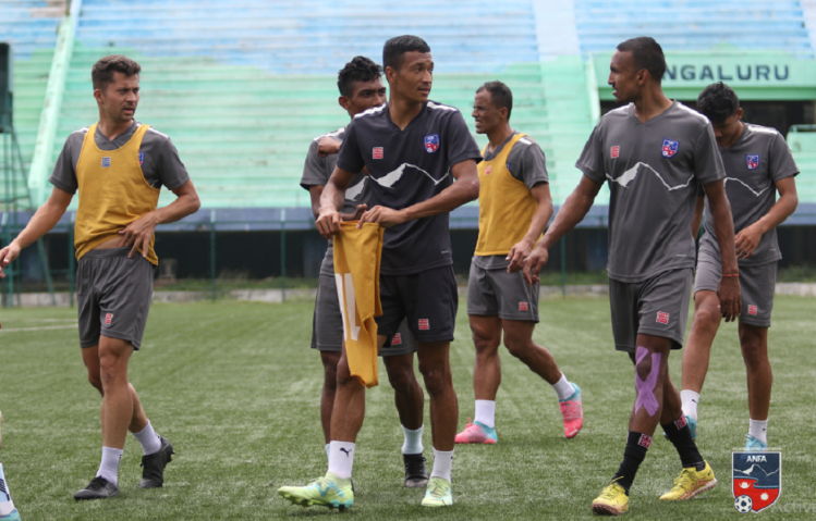 साफ च्याम्पियनसिप फुटबलमा आज नेपालले भारतको सामना गर्दै