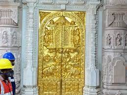 भारतको अयोध्या राम मन्दिरमा ‘सागौन’ काठका ढोकाः ४६ मध्ये १८ वटा सुनका