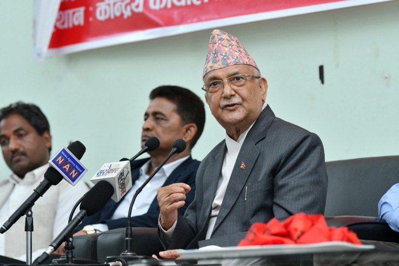 पार्टीभित्रको एकता बलियो बनाउन एमाले अध्यक्षको आग्रह