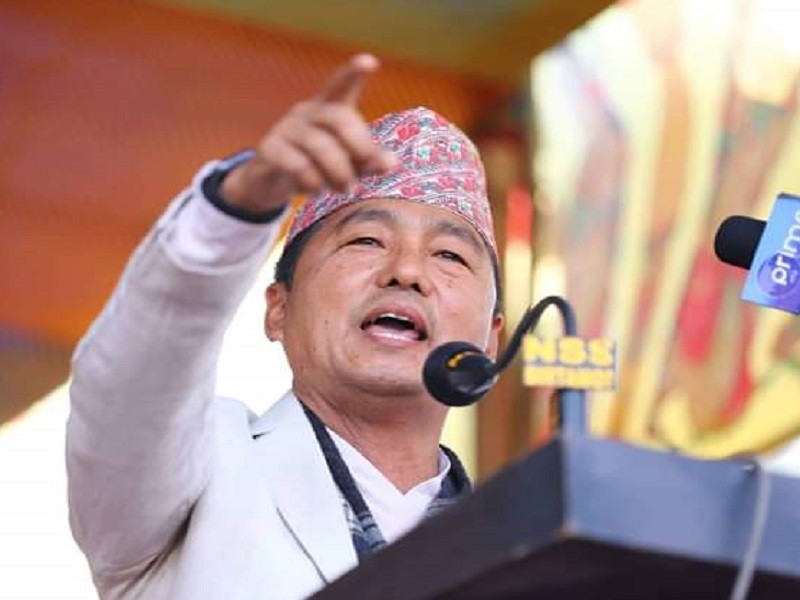 राप्रपा अध्यक्ष लिङ्देनद्वारा उम्मेदवारी दर्ता