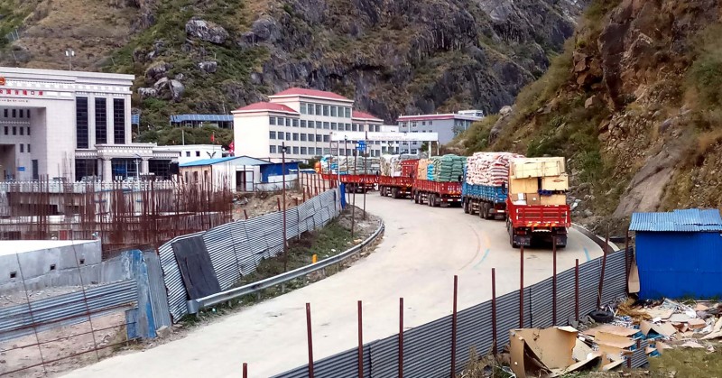 उत्तरी नाका रसुवागढीबाट आयात बढ्दै