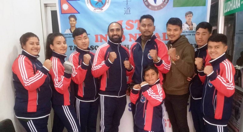 इन्डिया-नेपाल ताङ सूडो प्रतियोगिताका लागि नेपाली टोली नयाँ दिल्ली प्रस्थान