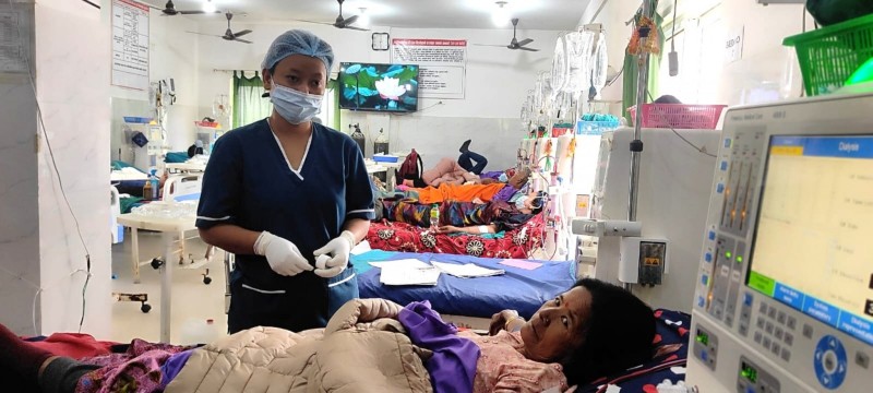 हेमोडायलायसिस सेवा निःशुल्क दिन थालेपछि धेरै बिरामी लाभान्वित
