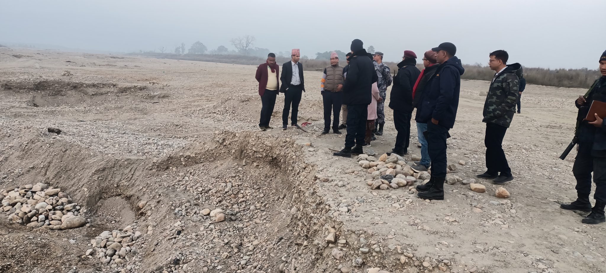 अबैधरुपमा नदीजन्य पदार्थ उत्खनन् रोक्न प्रजिअको निर्देशन