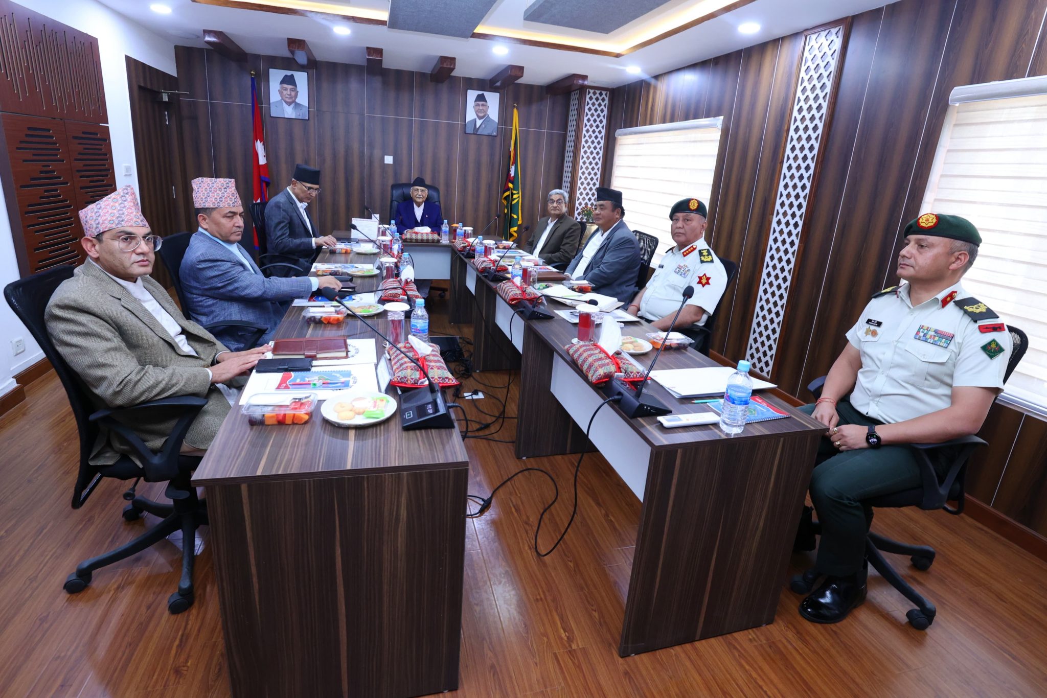राष्ट्रिय सुरक्षा परिषद्को बैठकमा भारत र पाकिस्तानबीच बढ्दो तनावपछि विकसित परिस्थितीको बारे छलफल