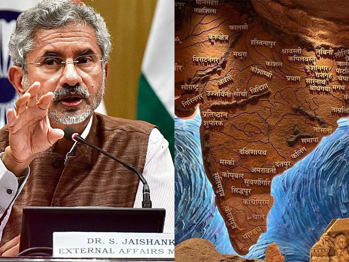 ‘अखण्ड भारत’ नक्साबारे भारतीय विदेशमन्त्रीको स्पष्टोक्ति