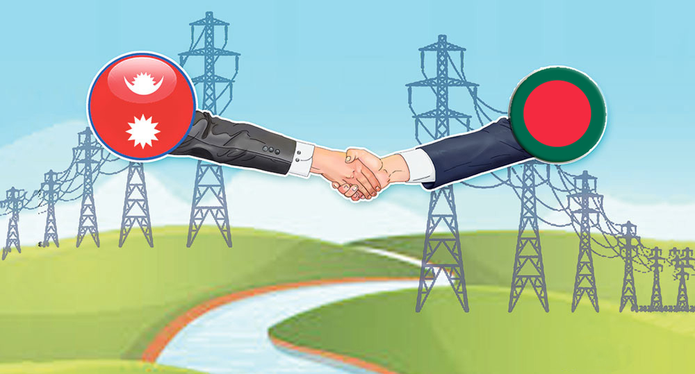 नेपालको बिजुली बङ्गलादेश बिक्रीका लागि सहमति, प्रारम्भिक चरणमा ४० मेगावाट जाने