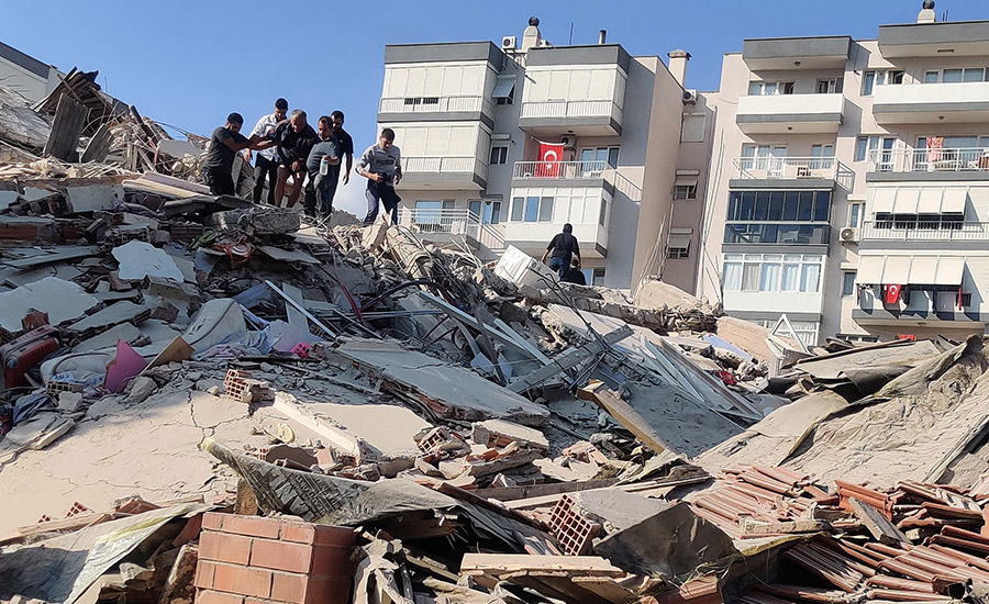 टर्की भूकप्पमा मृत्यु हुनेहरुको संख्या १५ हजार नजिक